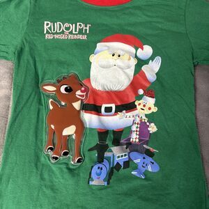 Rudolph the Red nose Reindeer Christmas Kids Long‎ Sleeve size 5t Holiday Santa